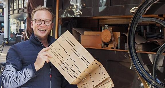 Draaiorgel artiest Joris ten Have