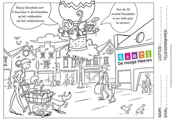 Sinterklaas kleurwedstrijd